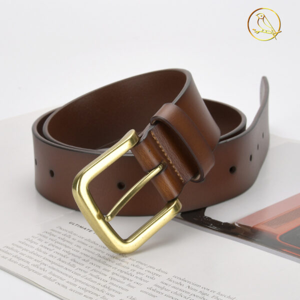 Wholesale Genuine Leather Belt for Men, Cowhide Pin Buckle Waist Belt