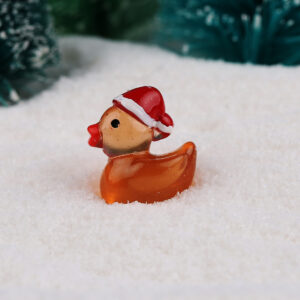 Glow-in-the-dark christmas duck-light brown