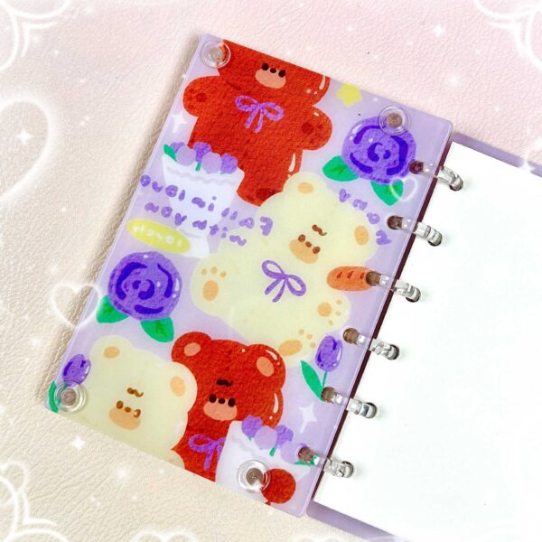 Wholesale Cute Butter Bear A7 Rocking Notebook Acrylic Nao Sea Cartoon Cute DIY Hand Account Book