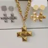 Wholesale PVD Coated 18K Gold Plated Real Gold Plated Cross 304 Stainless Steel Casual Simple Style Waterproof Non Tarnish Jewelry Set