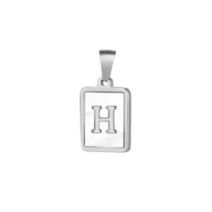 Silver / Letter H without Chain