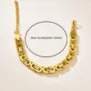 304 Stainless Steel Solid Color PVD Coated Acrylic 18K Real Gold Plated Modern Style Waterproof Non Tarnish Plating Twisted Rope Chain Lobster Trigger Clasp Closure Gold Anklet