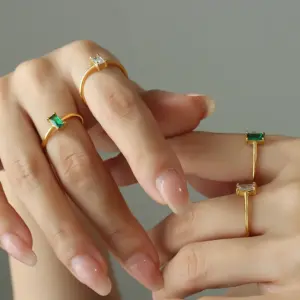 Wholesale PVD Coated 18K Gold Plated 18K Gold 304 Stainless Steel