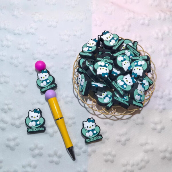 Wholesale Cross-Border Hot-Selling New Products, Imitation Big-Name Silicone Cartoon Beads, Beaded Beads, Factory Wholesale, Ready Stock