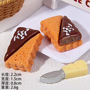 Color block chocolate bread