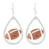 Wholesale Amazon Supply Football Glitter Day Atmosphere Colorful Earrings Bow Element Coffee Autumn Earrings