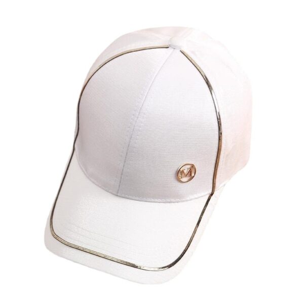 Wholesale Mercerized Cotton Cap Thin Face Hat Women's Internet Popular Outdoor Baseball Cap Korean Style Showing Face Small Spring and Autumn Sun Hat