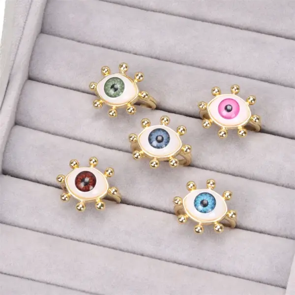 Wholesale Copper Geometric Rings