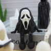 Wholesale Halloween Home Decoration Ornaments Choir Ghost Toy Pumpkin Man Faceless Cape Men Mini Scene Model