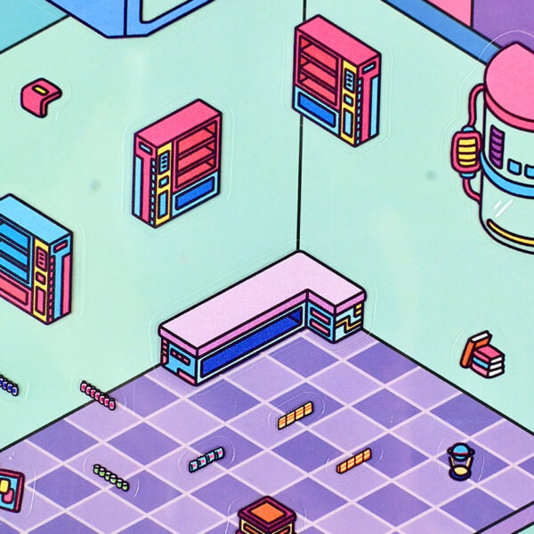 Wholesale Senyou New Large Edition 4.0 Flip Landscape Sticker 2.5d Stereoscopic Landscape Cabin Decompression Storage Game Sticker