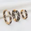 Wholesale Simple Style Circle Copper Zircon Gold Plated Earrings