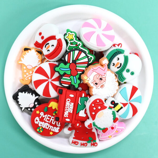 oly-16ffc7d9bff2944e3ee7d8e775e6c317 Wholesale Random 100pcs Christmas Series Creative Ballpoint Pen Bead Accessories