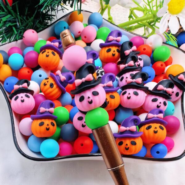 Wholesale Cartoon Beads DIY Silicone 3D Beads