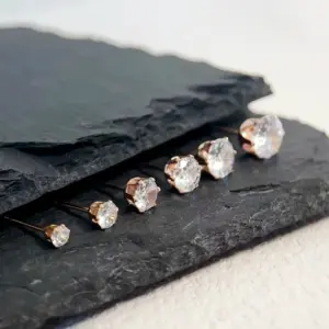 Rose Gold / 8mm Pair