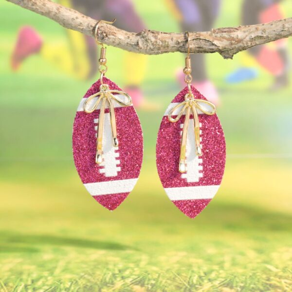 oly-1710fb6d6b209667b30b5603d4631273 Wholesale iridescent sequined bow earrings