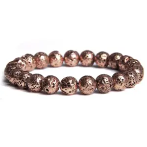 Rose Gold Volcanic Rock / 19cm