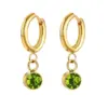 Wholesale PVD Coated Gold Plated Geometric 201 Stainless Steel Vintage Style Simple Style Waterproof Non Tarnish 304 Stainless Steel Earrings