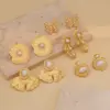 Wholesale Ion Plating (IP) 18K Gold Real Gold Plated Flower Butterfly 304 Stainless Steel Luxurious Simple Style Commute Waterproof Non Tarnish Ear Studs