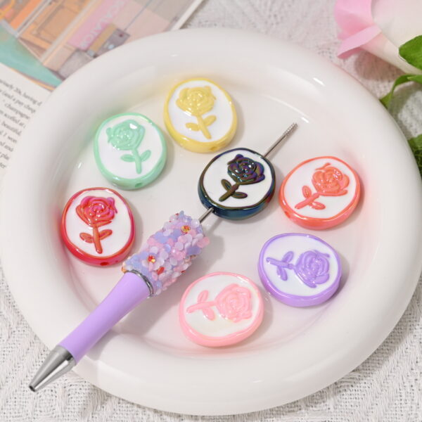 Wholesale Chanel-style straight-hole irregular-shaped beads