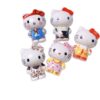 Wholesale Acrylic Cartoon Standing Cat Straight Hole Loose Beads