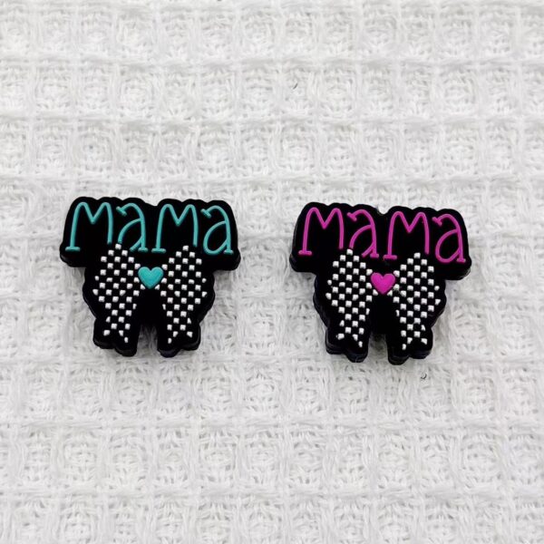 Wholesale Cross-border hot selling creative silicone beads mother series new silicone beads loose beads source factory