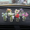 Wholesale Baby's breath glass vase car air conditioner vent perfume clip