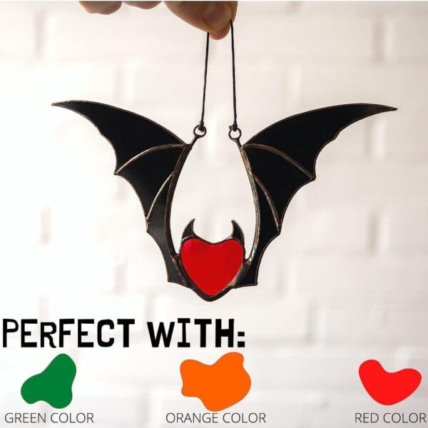 Wholesale Cross-border new Halloween colorful bat home decorations bar haunted house venue layout props simulation bat
