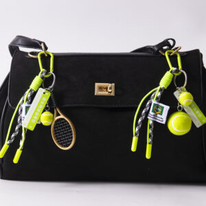 Wholesale Tennis Keychain Sports Series Bag Pendant Woven Rope
