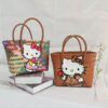 Wholesale Little Red Riding Book Woven Bag Shoulder Bag Women's Bag Large Capacity Mummy Bag Travel Handbag
