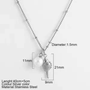 Steel Color-Imitation Pearl Conch