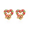 Wholesale Earrings for Stainless Steel Christmas Earrings Niche Elegant Bell Earrings