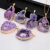 Wholesale Retro Irregular Agate Plating Jewelry Accessories