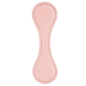Magnetic buckle bookmark / Litchi Pink (with edge)