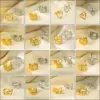 Wholesale Jewelry Vintage Style French Style Heart Shape Flower Bow Knot Titanium Steel 18K Gold Plated Plating Open Rings