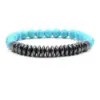 Wholesale Simple Style Geometric Natural Stone Beaded Bracelets 1 Piece