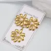 Wholesale Floral Design Pearl Imitation Stainless Steel 304 Necklace Earring Set Women's Casual Holiday Modern Style Jewelry Accessories