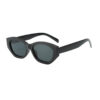 Wholesale 2024 New Xin Zhilei Same Style Cat's Eye Sunglasses Women's High-end Fashion Retro Narrow Frame UV Protection Sunglasses