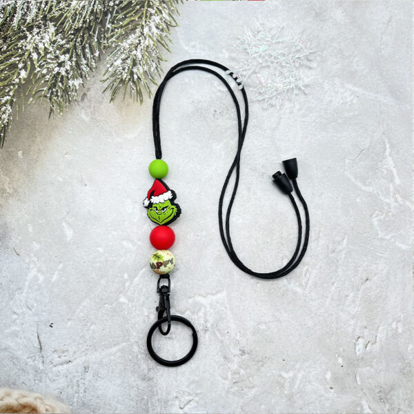 Wholesale Christmas Green Hair Monster Series Keychain OLY Exclusive