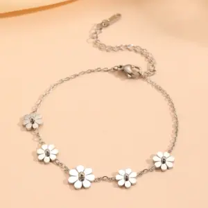 Steel Chrysanthemum Bracelet