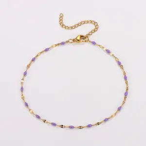 Purple / Lip chain