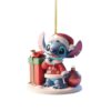 Wholesale New Christmas Decoration Cartoon Pendant Stitch Acrylic Flat Home Decoration Gift Christmas Arrangement Hanging Sign
