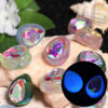 oly-17a8bdb2c2363f37232d0fbb489884d0 Wholesale Luminous Fine Flash Water ops Beaded Colorful Rhinestone Patch Acrylic Beads DIY Mobile Phone Chain Necklace Aessories