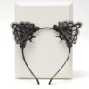 Wholesale Foreign trade cute sexy black lace cat ear hair band lace hair band headdress adult