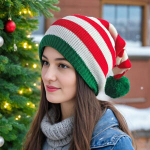 Red, green and white stripes