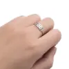 Wholesale PVD Coated 18K Gold Real Gold Plated Number 201 Stainless Steel Fashion Waterproof Non Tarnish Open Ring