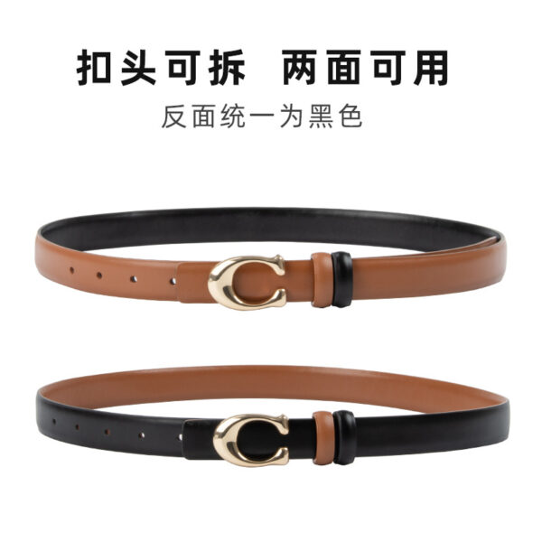oly-17c5c725acfa36d2b58ca61beda26493 Wholesale Letter C buckle ladies' genuine leather belt
