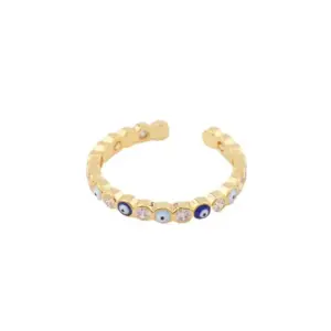 Gold-Blue + Light Blue / Adjustable Opening