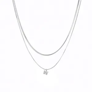 White Gold Color Double Layer / W