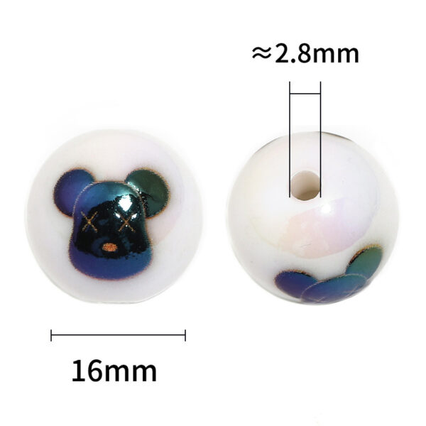 oly-17dd3ced99960eaab446147d63491a10 Wholesale Cute bear round acrylic beads