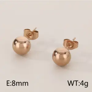 Rose Gold-8mm
